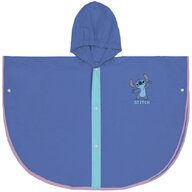 Pelerina de ploaie tip poncho, Stitch, Albastru, 3 - 4 ani