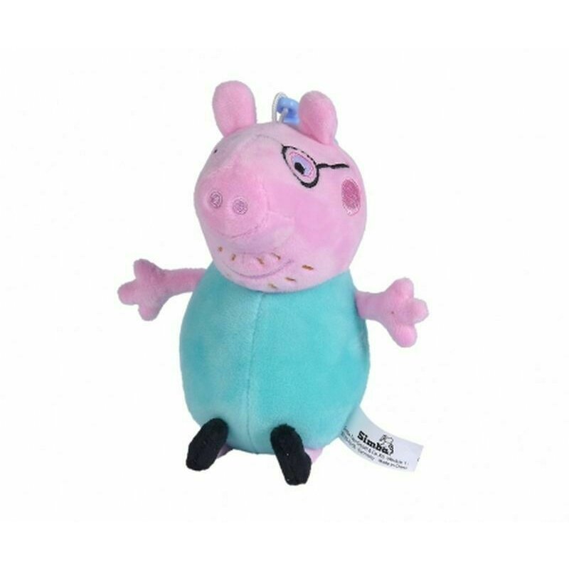 Simba - PEPPA PIG BRELOC PLUS DADDY PIG 10CM