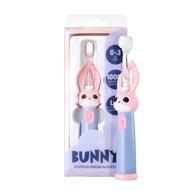 Periuta de dinti electrica Vitammy Bunny Pink, pentru copii 0-3 ani, cu lumina LED si efecte...