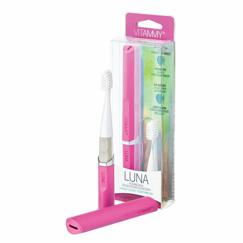 Vitammy - periuta de dinti electrica luna, 26000 vibratii/min, roz