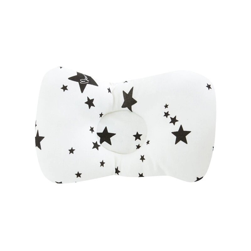 Bambinice - perna bebelusi comfy, alb/negru/stars