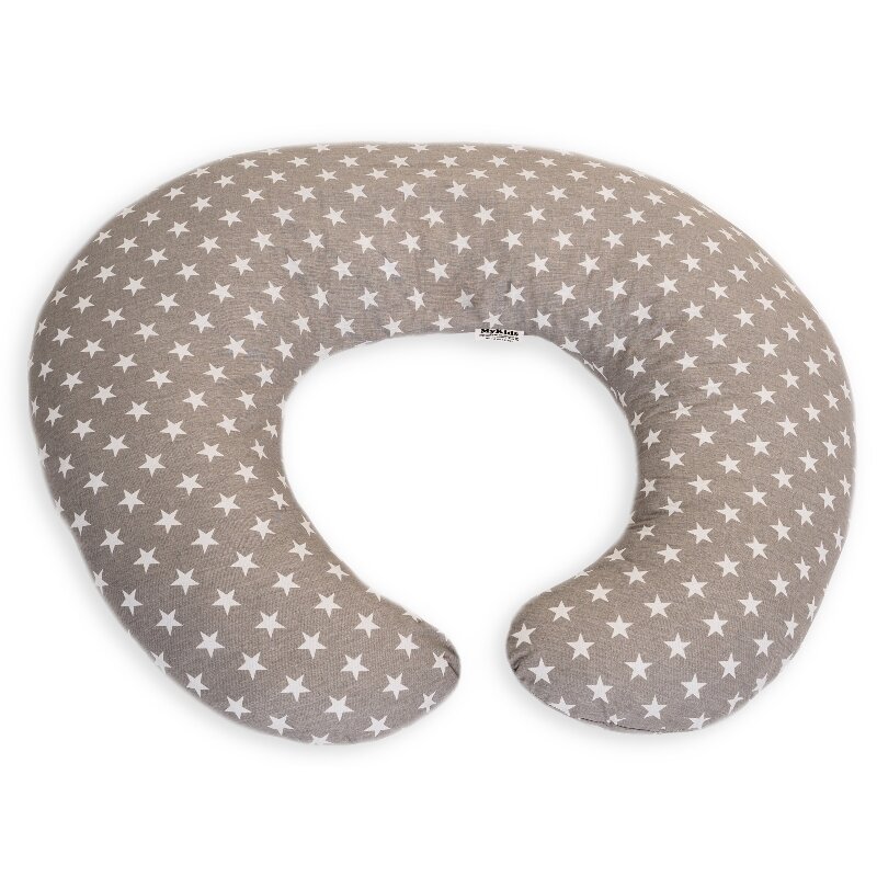 Mykids - perna de alaptare mica stelute gray white