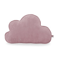 Perna decorativa din bumbac velur, moale, sub forma de Nor, 40 x 30, Sparrow, Cloud, Dirty Pink
