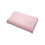 Perna ergonomica Somnart LATEXCEL, 64x40x11 cm, latex natural, husa bumbac 100%, roz - 1