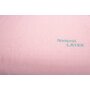 Perna ergonomica Somnart LATEXCEL, 64x40x11 cm, latex natural, husa bumbac 100%, roz - 2
