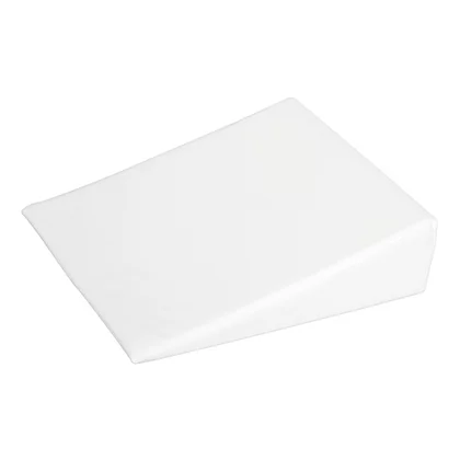 Perna inclinata, Bubaba, Antireflux, Cu husa din bumbac, 30 x 37 x 1,5-10 cm, Alba