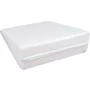 Perna inclinata, Bubaba, Antireflux, Cu husa din bumbac, 60 x 37 x 1,5-10 cm, Alba - 5