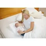 Perna inclinata, Bubaba, Antireflux, Cu husa din bumbac, 60 x 37 x 1,5-10 cm, Alba - 6