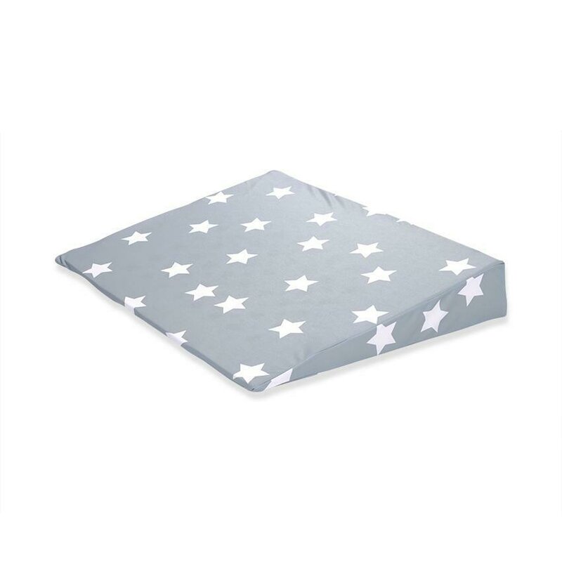 Perna inclinata antisufocare, Air Comfort, 60x45x9 cm, Stars Blue Grey Mist