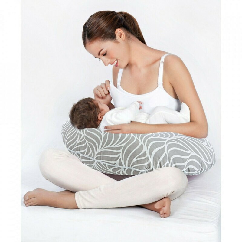 Babyjem - perna pentru alaptat 2 in 1 nursing pillow (culoare: gri)