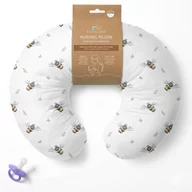 Perna pentru alaptat, Bocioland, Cu husa detasabila, Din bumbac, Croissant Bee