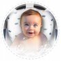 Perna pentru cadita bebelusi, moale, uscare rapida, curele reglabile, Ricokids, 45 x 32 cm, Albastra - 3