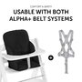 Perna reductor scaun hranire Alpha, Cosy Select, Waffle Pique Black - 6