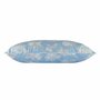 Perna SOMNART, 50x70 cm, umplutura pene 90%, puf 10%, bumbac 100%, model floral bleu - 4
