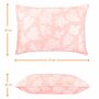Perna SOMNART, 50x70 cm, umplutura pene 90%, puf 10%, bumbac 100%, model floral roz - 2