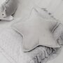 Babyly - Perna stea Velvet- culoare gri deschis, catifea, marimea S, 39 cm - 2