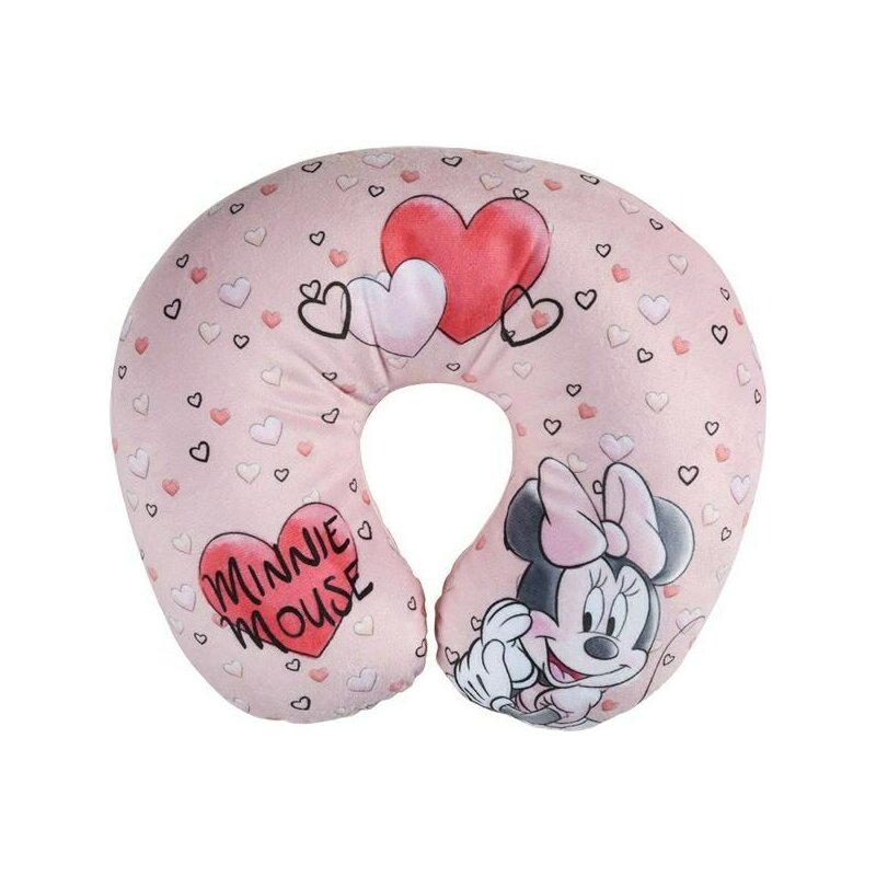 Perna sustinere gat, Colzani, Pentru calatorii, Din material moale si confortabil, 24x19 cm, Minnie Mouse