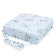 Pernuta inaltator, New Baby, Din spuma poliuretanica, Cu husa detasabila, Din bumbac, Grosime 8 cm, Bear Blue