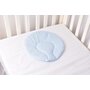 Confort Family - Perna clasica de dormit Plata rotunda, din Bumbac, 30x30 cm, Albastru - 2