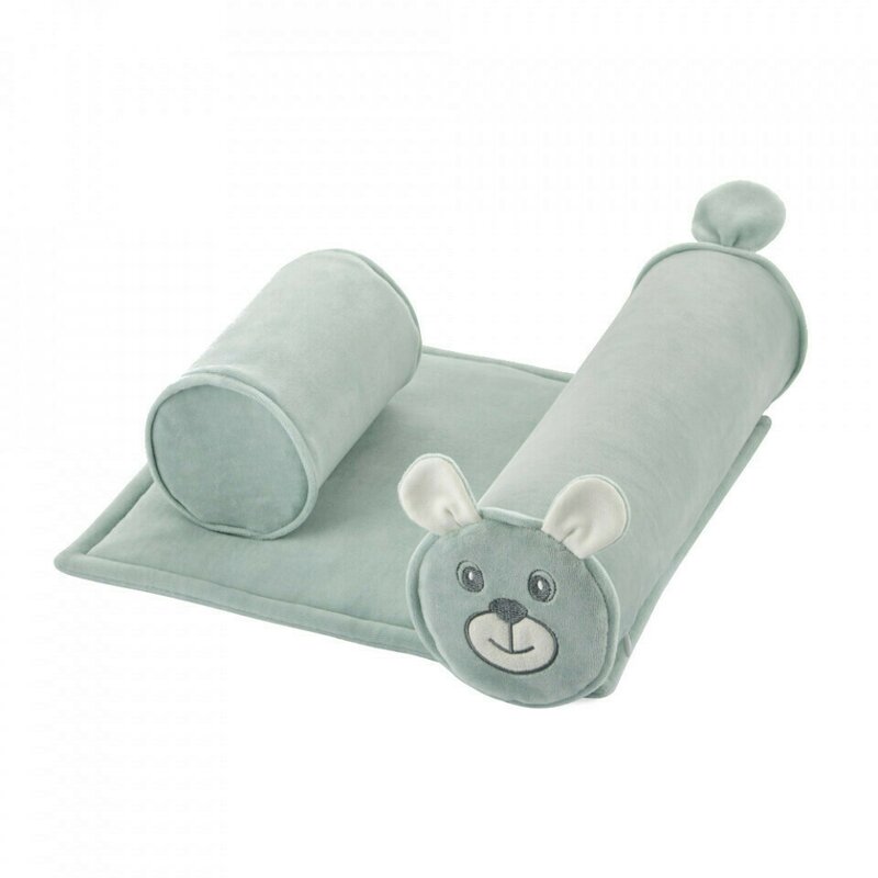 Babyjem - pernuta pozitionator anti-rasucire pentru bebelusi 34x36cm (culoare: gri)