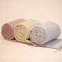 Aparatoare patut, Petite&Mars, Tilly, 120x60 cm, Cu panglici, Din bumbac, Lungime 180 cm, Inaltime 36 cm, 0 luni+, Roz - 3