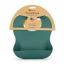 Baveta moale, Petite&Mars, Take&Match, Reglabil, Cu buzunar colector, Silicon, Fara BPA, 6 luni+, Verde - 3