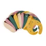 Baveta moale, Petite&Mars, Take&Match, Reglabil, Cu buzunar colector, Silicon, Fara BPA, 6 luni+, Verde - 4