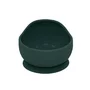 Bol, Petite&Mars, Take&Match, Din silicon, Cu ventuza, Fara BPA, 6 luni+, 350 ml, Verde Inchis - 1