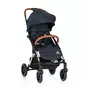 Carucior sport, Petite&Mars, Cross, Autopliabil, 6 luni+, Bara detasabila, Pliabil cu o mana, SPF 40, Sustine pana la 22 kg, Conform cu standardul EN 1888-2:2018, Albastru - 1