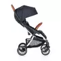 Carucior sport, Petite&Mars, Cross, Autopliabil, 6 luni+, Bara detasabila, Pliabil cu o mana, SPF 40, Sustine pana la 22 kg, Conform cu standardul EN 1888-2:2018, Albastru - 3
