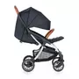 Carucior sport, Petite&Mars, Cross, Autopliabil, 6 luni+, Bara detasabila, Pliabil cu o mana, SPF 40, Sustine pana la 22 kg, Conform cu standardul EN 1888-2:2018, Albastru - 4
