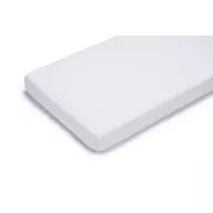 Cearceaf cu elastic, Petite&Mars, Soft Dream, Din Jersey, Lavabil la masina pana la 40 de garde, 120x60 cm, Alb