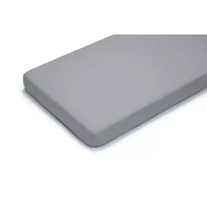 Cearceaf cu elastic, Petite&Mars, Soft Dream, Din Jersey, Lavabil la masina pana la 40 de garde, 120x60 cm, Gri