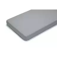 Cearceaf cu elastic, Petite&Mars, Soft Dream Dry, Impermeabil, Lavabil la masina pana la 95 de garde, 120x60 cm, Gri