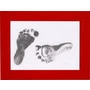 Cerneala pentru amprente mulaj, Petite&Mars, Utilizare multipla, Baby Dab, Unisex, Gri - 7