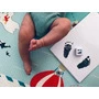 Cerneala pentru amprente mulaj, Petite&Mars, Utilizare multipla, Baby Dab, Unisex, Gri - 10