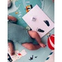 Cerneala pentru amprente mulaj, Petite&Mars, Utilizare multipla, Baby Dab, Unisex, Gri - 12