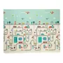 Covoras de joaca, Petite&Mars, Reversibil, Include geanta pentru transport, Pliabil si impermeabil, Non-toxic, 197 x 147 x 1 cm, Oras, 0 luni+, Multicolor - 2