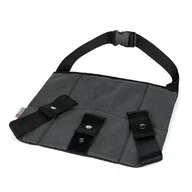Deviator centura siguranta, Petite&Mars, Beltley, Pentru gravide,  Grey