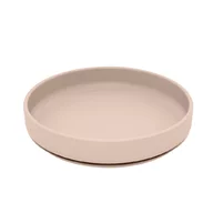 Farfurie, Petite&Mars, Take&Match, Din silicon, Cu ventuza, Fara BPA, 6 luni+, 400 ml, Bej