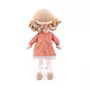 Papusa, Petite&Mars, Sophie 14 x 34 cm, 0 luni+, Ambalaj cu mini puzzle din carton, 35 cm, Roz - 6