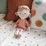 Papusa, Petite&Mars, Sophie 14 x 34 cm, 0 luni+, Ambalaj cu mini puzzle din carton, 35 cm, Roz - 7