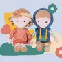 Papusa, Petite&Mars, Sophie 14 x 34 cm, 0 luni+, Ambalaj cu mini puzzle din carton, 35 cm, Roz - 11