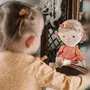 Papusa, Petite&Mars, Sophie 14 x 34 cm, 0 luni+, Ambalaj cu mini puzzle din carton, 35 cm, Roz - 14