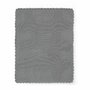 Paturica tricotata, Petite&Mars, Harmony, Cu margini crosetate, Dimensiune 80x100 cm, 100% bumbac, Gri - 4
