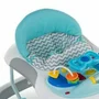 Premergator, Petite&Mars, Monty, Panou interactiv, Reglabil pe inaltime, Roti, Sustine 12 kg, Chevron Blue - 7
