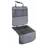 Protectie impermeabila, Petite&Mars, Pentru bancheta auto si spatar, Cu organizator, 3 in 1,  Savior, Gri - 2