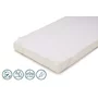 Protectie impermeabila, Petite&Mars, Pentru saltele de 120x60, Cu benzi elastice, Alb - 1