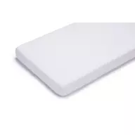 Cearceaf cu elastic, Petite&Mars, Soft Dream Dry,  Impermeabil, Lavabil la masina pana la 95 de garde, 120x60 cm, Alb