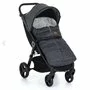 Sac de iarna, Petite&Mars, Jibot, Pentru carucior, landou sau scaun auto, 100x48 cm, Impermeabil, Cu elemente reflectorizante, Extensibil, 3 in 1, Charcoal Grey - 2